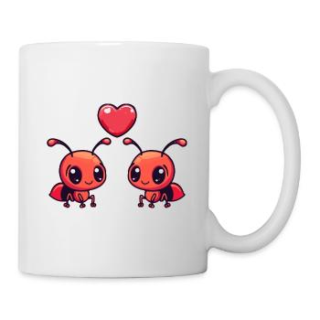 Ant Couple Love Couple In Love - Mug - white - Right