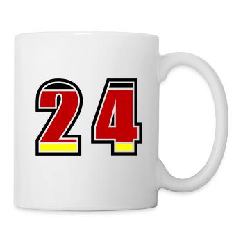 24 Number Germany Jersey - Mug - white - Right
