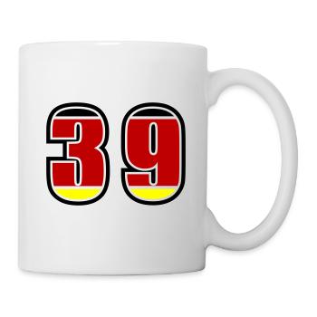 39 Number Germany Jersey - Mug - white - Right