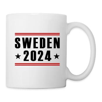 Suède 2024 - Mug blanc - blanc - Droite