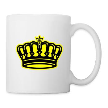 Krone Symbol King - Tasse - Weiß - Rechts