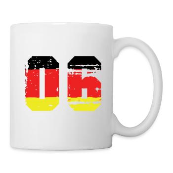 6 Number Germany Jersey - Mug - white - Right