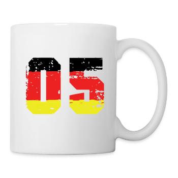 5 Number Germany Jersey - Mug - white - Right