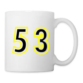 53 Number College - Mug - white - Right