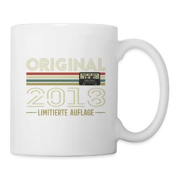 Original 2018 Jahrgang Retro Geburtstag Vintage - Tasse - Weiß - Rechts