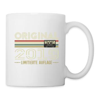 Original 2019 Jahrgang Retro Geburtstag Vintage - Tasse - Weiß - Rechts