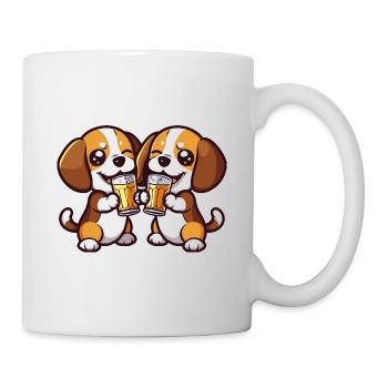 Beagle Dogs Bière Party Boisson - Mug blanc - blanc - Droite
