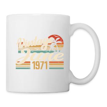 June 1971 Birthday 1971 Retro 1971 June 1971 - Mug - white - Right