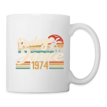 June 1974 Birthday 1974 Retro 1974 June 1974 - Mug - white - Right