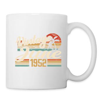 June 1952 Birthday 1952 Retro 1952 June 1952 - Mug - white - Right