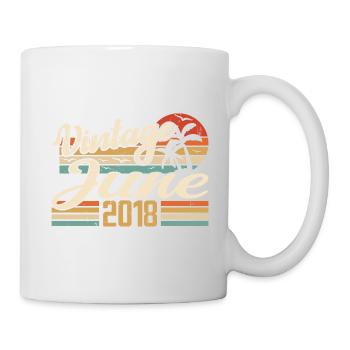 June 2018 Anniversary 2018 Retro 2018 June 2018 - Mug - white - Right