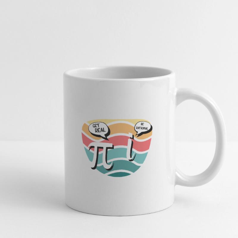 Math Humor Pi vs. Imaginary Number Mug