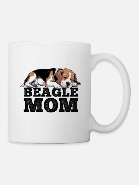 Beagle Mama - Tasse - Weiß