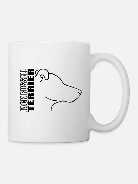 JACK RUSSELL TERRIER PROFIL - Tasse - Weiß