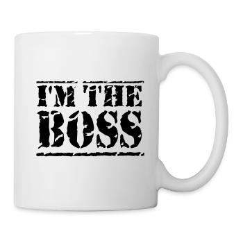 I'm the Boss - Mug blanc - blanc - Droite