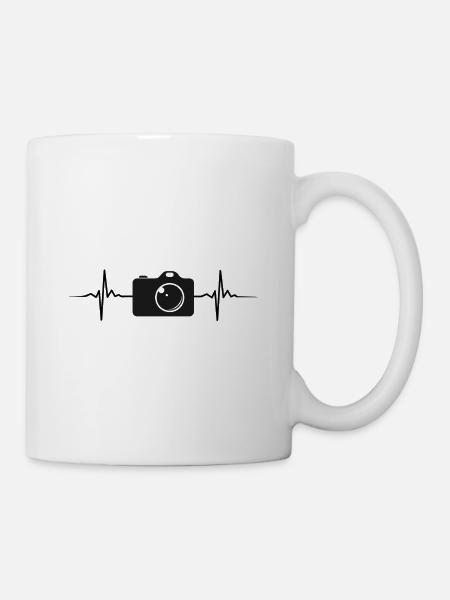 Photo Heartbeat - Mug blanc - blanc
