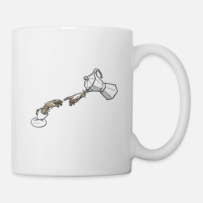 création de café - Mug blanc - blanc