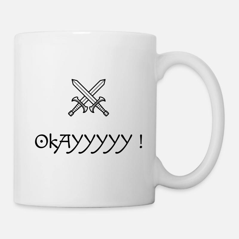 Okayyyyy - Jacquouille - Les Visiteurs - Culte ! - Mug blanc - blanc
