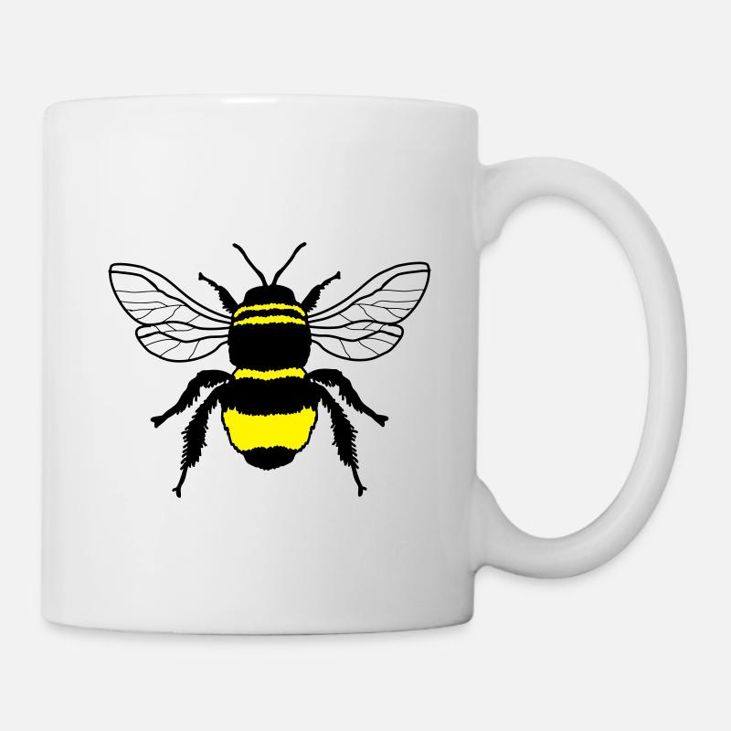 Biene - Tasse - Weiß