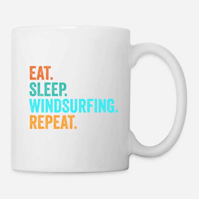 Planche à voile surf surfer cadeau - Mug blanc - blanc