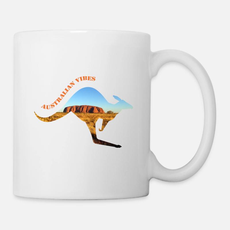australien 3 - Tasse - Weiß