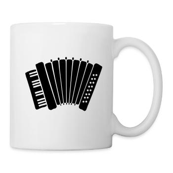 Akkordeon - Tasse - Weiß - Rechts