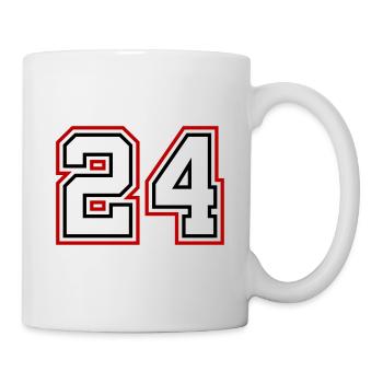 24 Number number - Mug - white - Right