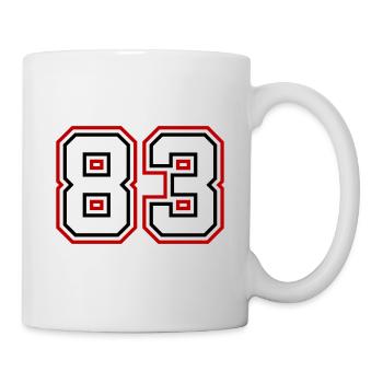 83 Number number - Mug - white - Right