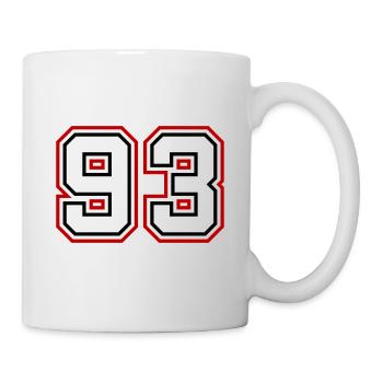 93 Number number - Mug - white - Right