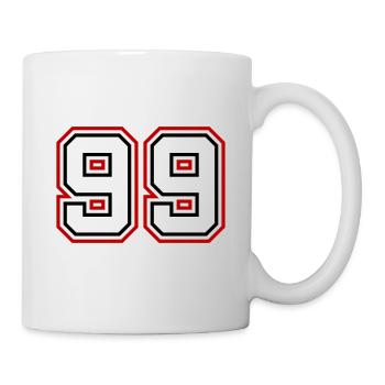 99 Number number - Mug - white - Right