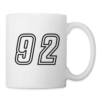 92 Number number - Mug - white - Right