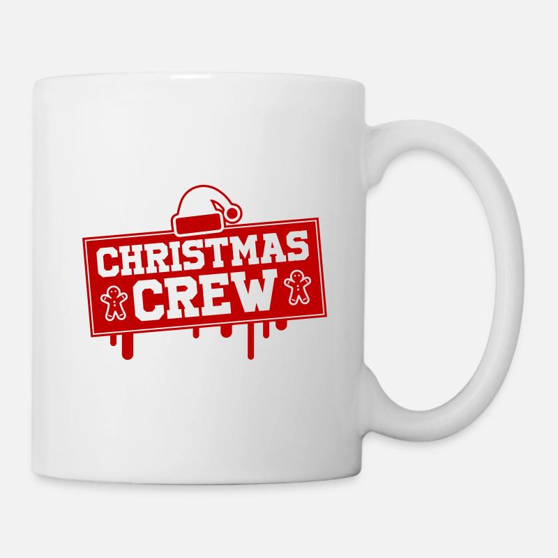 christmas crew - Tasse - Weiß
