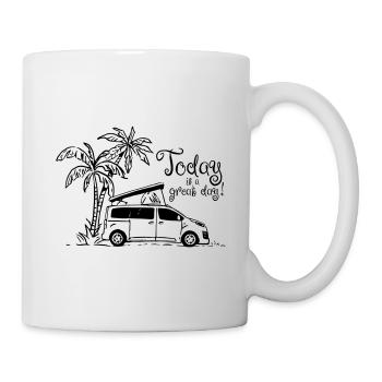 Camper Sketch "Today is a gread Day!" - Mug - white - Right