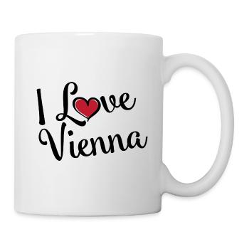 I Love Vienna - Mug - white - Right