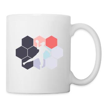Handball Mädchen Handballerin Handballspielerin - Tasse - Weiß - Rechts