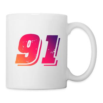91 Number Symbol - Mug - white - Right