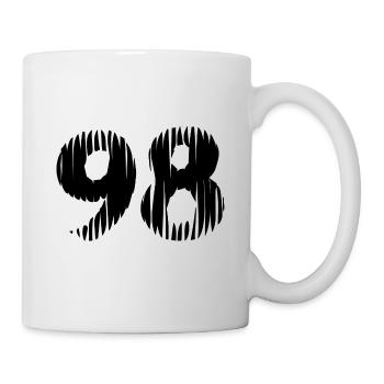 98 number jersey - Mug - white - Right