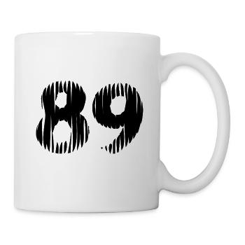 89 number jersey - Mug - white - Right