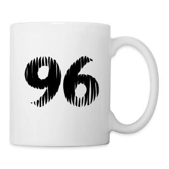 Maillot à 96 numéros - Mug blanc - blanc - Droite