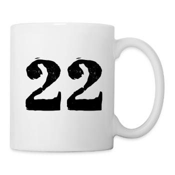 22 number jersey - Mug - white - Right
