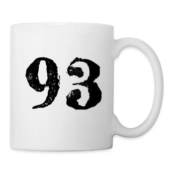 93 number jersey - Mug - white - Right