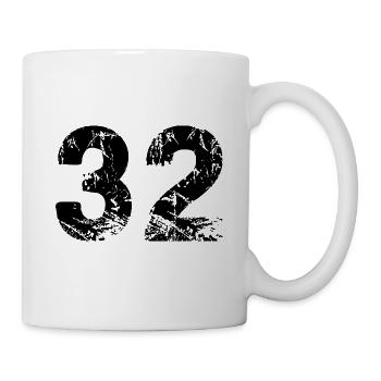 32 number jersey - Mug - white - Right