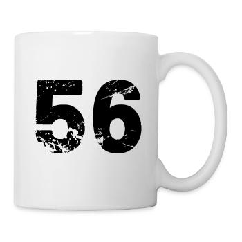 56 Number jersey - Mug - white - Right