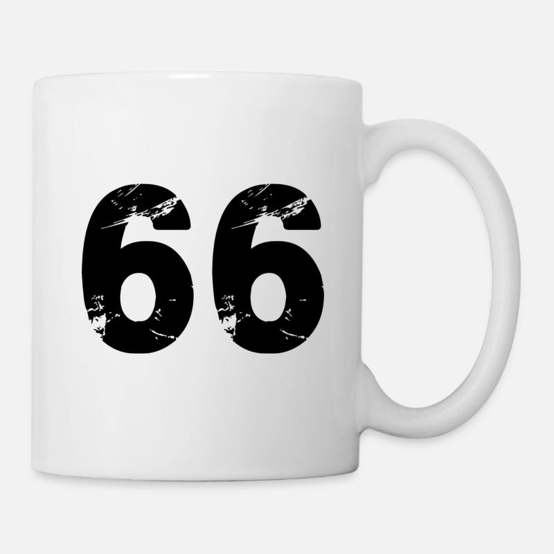 Maillot à 66 numéros - Mug blanc - blanc