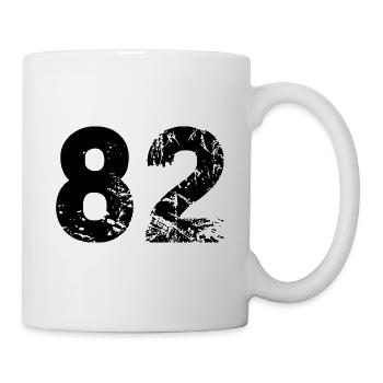 82 number jersey - Mug - white - Right