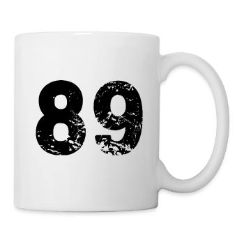 89 number jersey - Mug - white - Right
