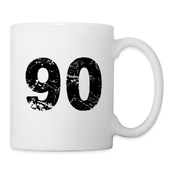 90 number jersey - Mug - white - Right