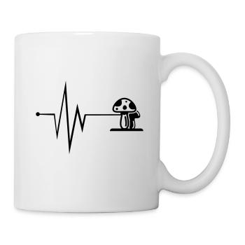 Pilze Puls - Tasse - Weiß - Rechts