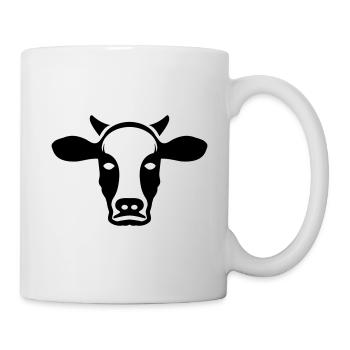 Cow Head Symbol - Mug - white - Right