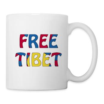free tibet - Tasse - Weiß - Rechts